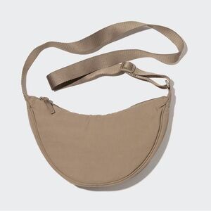 NWT Uniqlo Round Mini Shoulder bag in Beige